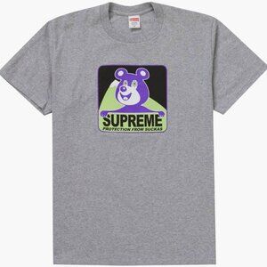 Supreme Bear Tee T-Shirt Large Heather Grey FW20 2020 New in Bag